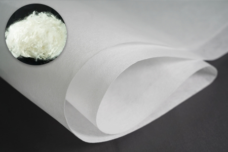 Chitin fiber non-woven fabric